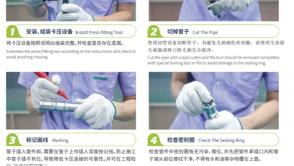 薄壁不銹鋼水管安裝做法是怎樣的？